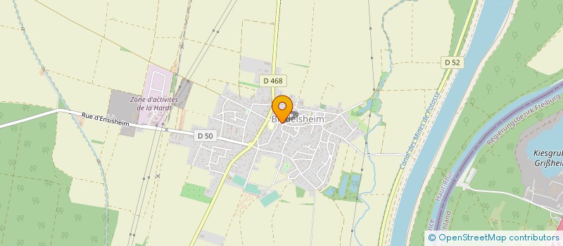localisation de l'entreprise ENTREPRISE WERNER ET COMPAGNIE à BLODELSHEIM
