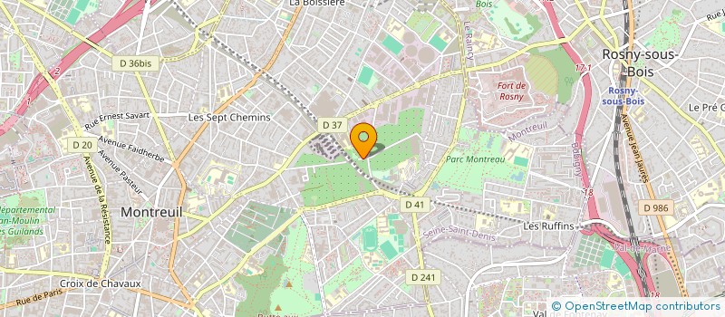 localisation de l'entreprise ENTREPRISE WINDENSTEIN à MONTREUIL