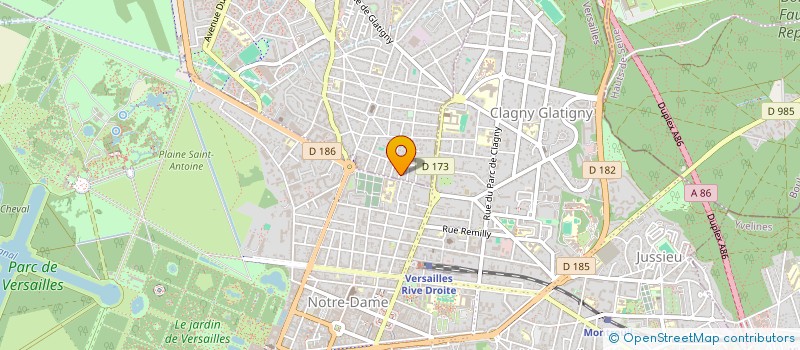 localisation de l'entreprise ENTREPRISE WINTERFLOOD  LE CHESNAY-ROCQUENCOURT