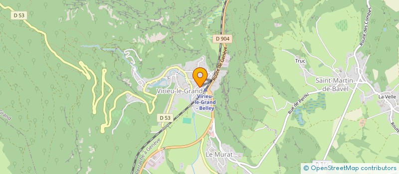 localisation de l'entreprise ENTREPRISE WITKOWSKI  VIRIEU-LE-GRAND