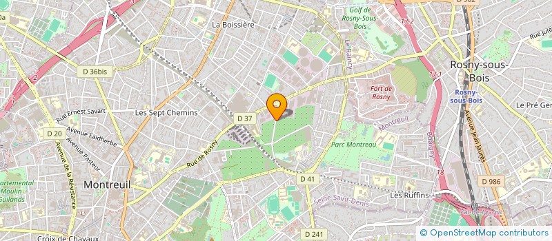 localisation de l'entreprise ENTREPRISE WOLFF à MONTREUIL