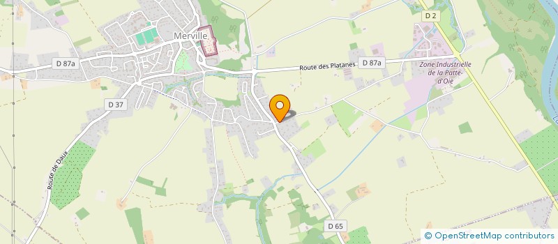 localisation de l'entreprise ENTREPRISE XAVIER DUPIN à MERVILLE