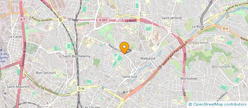 localisation de l'entreprise ENTREPRISE ZANNI ARTISAN PEINTRE à MARSEILLE