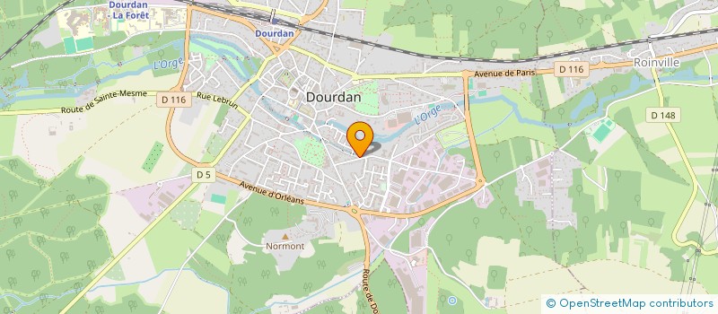 localisation de l'entreprise ENTREPRISE ZERGUIINI  DOURDAN
