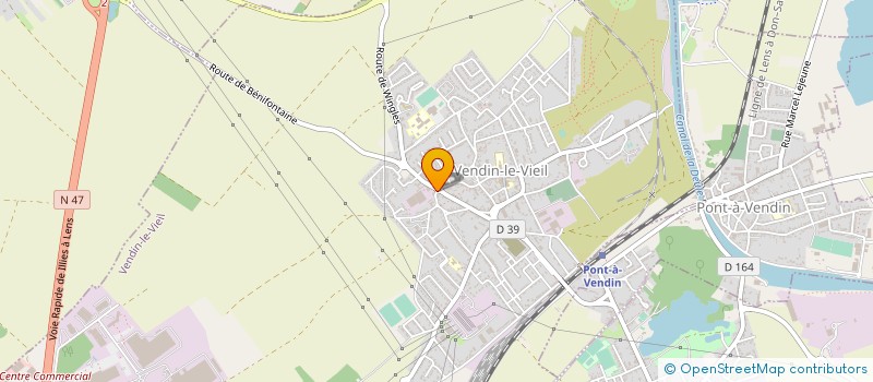 localisation de l'entreprise ENTREPRISES BULUT PEINTURE  VENDIN-LE-VIEIL