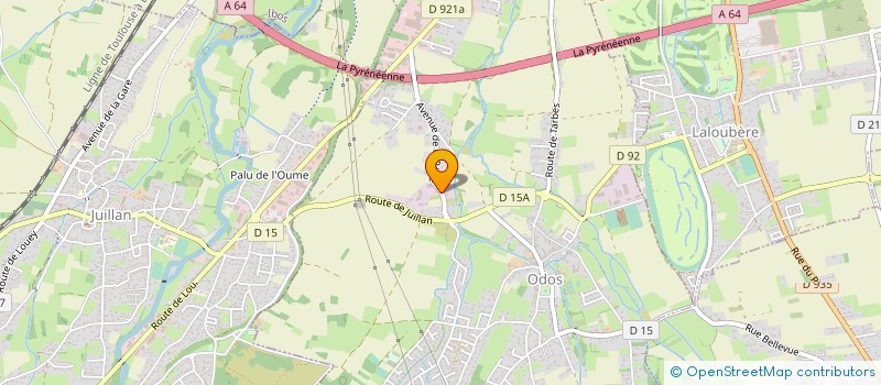 localisation de l'entreprise ENTREPRISES CASTELLINI ET FILS à ODOS