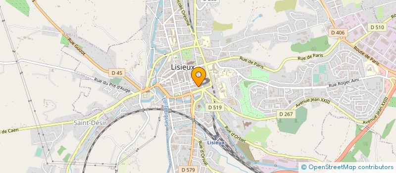 localisation de l'entreprise ENTREPRISES CONSEILS à LISIEUX