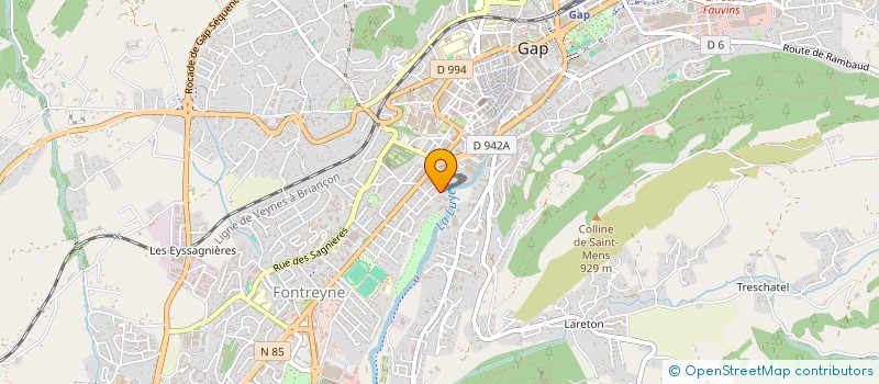 localisation de l'entreprise ENTREPRISES CONSEILS ET FINANCEMENTS  GAP