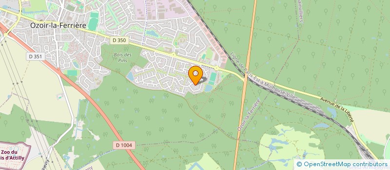 localisation de l'entreprise ENTREPRISES ET PERFORMANCES  OZOIR-LA-FERRIERE