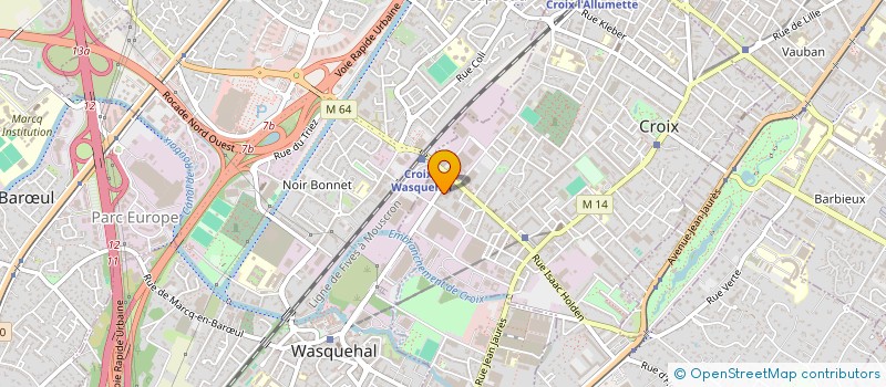 localisation de l'entreprise ENTREPRISES JULES LOQUET à CROIX