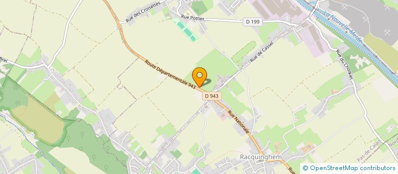 localisation de l'entreprise ENTREPRISES LEGRAIN à AIRE-SUR-LA-LYS