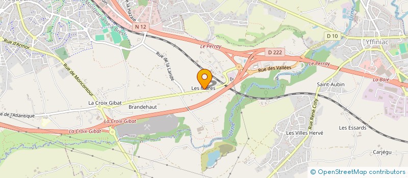 localisation de l'entreprise ENTREPRISES SOCIETES COLLECTIVITES FORMATION à TREGUEUX