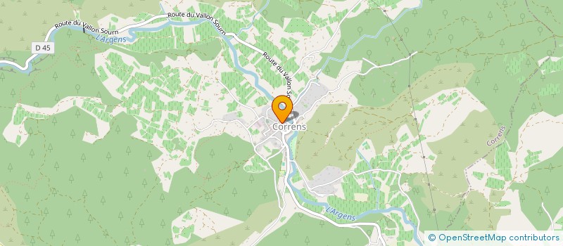 localisation de l'entreprise ENTREPRSIE DUBUISSON à CORRENS