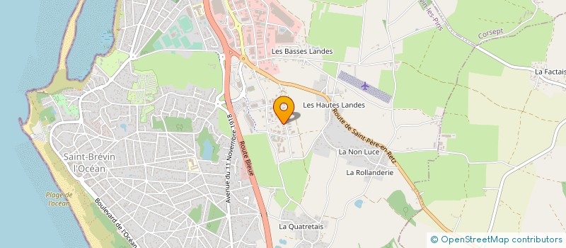 localisation de l'entreprise ENTRETENIR SON PARQUET à SAINT-BREVIN-LES-PINS