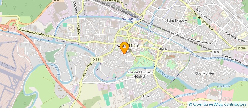 localisation de l'entreprise ENTRETIEN 2000 à SAINT-DIZIER