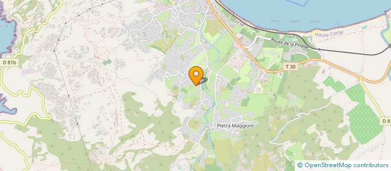 localisation de l'entreprise ENTRETIEN BALAGNE à CALVI
