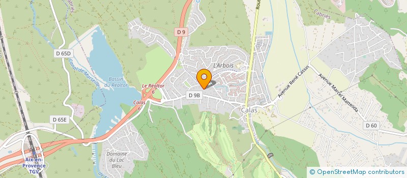 localisation de l'entreprise ENTRETIEN BATIMENTS à CABRIES