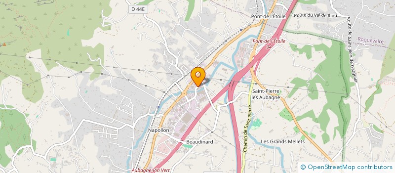 localisation de l'entreprise ENTRETIEN CHIMIE DISTRIBUTION à AUBAGNE