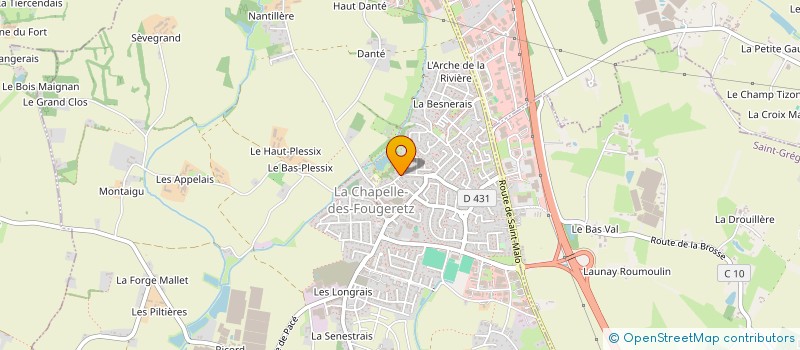 localisation de l'entreprise ENTRETIEN CREATION TRAVAUX PUBLICS à MONTREUIL-LE-GAST