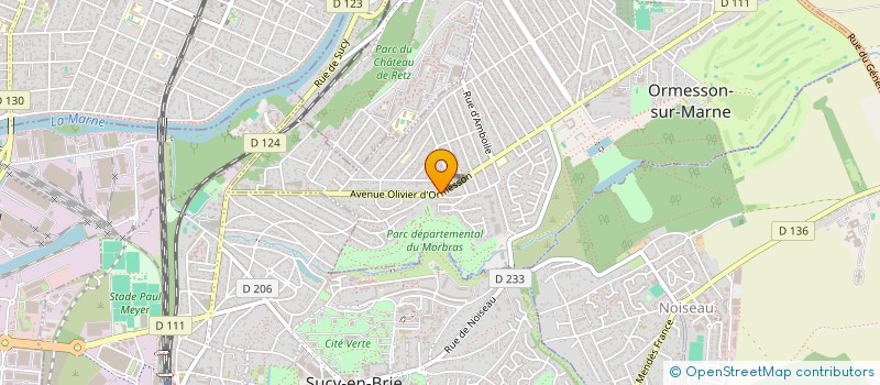 localisation de l'entreprise ENTRETIEN DE L'HABITAT FRANCAIS à ORMESSON-SUR-MARNE