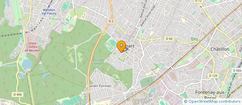 localisation de l'entreprise ENTRETIEN DE PARIS à CLAMART