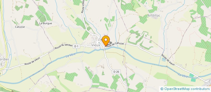 localisation de l'entreprise ENTRETIEN & DEPANNAGE DELTA T  CAHUZAC-SUR-VERE