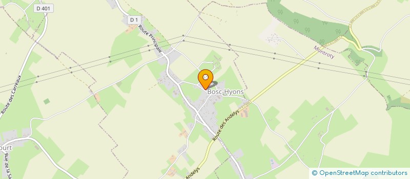 localisation de l'entreprise ENTRETIEN DEPANNAGE INSTALL AUTOMATES à BOSC-HYONS