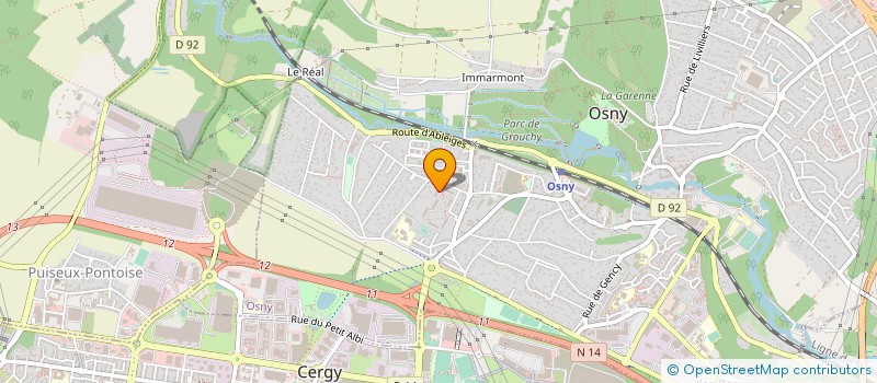 localisation de l'entreprise ENTRETIEN ET NETTOYAGE SYLY  OSNY