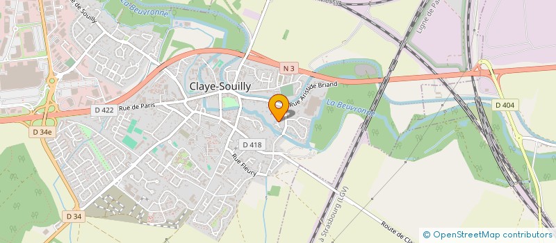 localisation de l'entreprise ENTRETIEN ET RAVALEMENT PARISIENS à CLAYE-SOUILLY