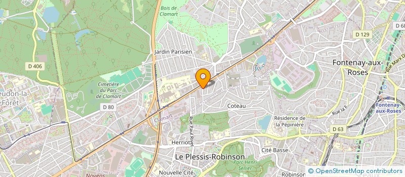 localisation de l'entreprise ENTRETIEN ET RENOVATION IMMOBILIERE à CLAMART