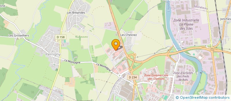 localisation de l'entreprise ENTRETIEN MAINTENANCE ET INSTALLATIONS à PERRIGNY