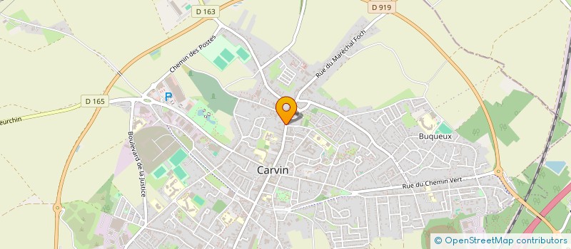 localisation de l'entreprise ENTRETIEN MAINTENANCE SERVICE à CARVIN