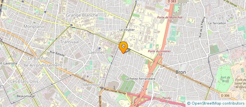 localisation de l'entreprise ENTRETIEN MULTI SERVICES  BRON