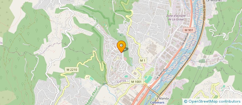 localisation de l'entreprise ENTRETIEN NETTOYAGE PROPRETE 06 à CARROS