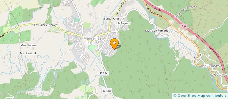 localisation de l'entreprise ENTRETIEN PATRIMOINE IMMOBILIER  MAUREILLAS-LAS-ILLAS