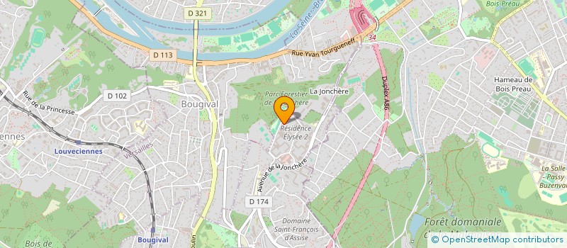 localisation de l'entreprise ENTRETIEN REHABIL DECOR INTERIEUR BATIM à LA CELLE-SAINT-CLOUD