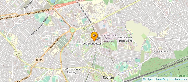 localisation de l'entreprise ENTRETIEN RENOVATION à SEVRAN
