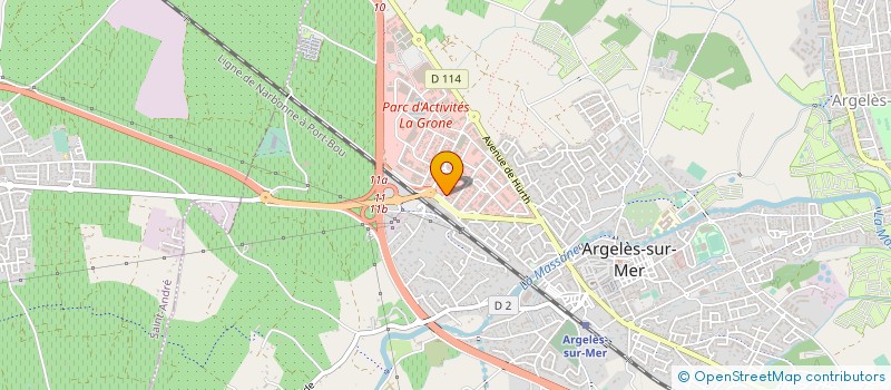 localisation de l'entreprise ENTRETIEN REPARATION DE LA COTE ROCHEUSE à ARGELES-SUR-MER