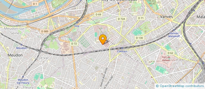 localisation de l'entreprise ENTRETIEN RESIDENCE SERVICES à ISSY-LES-MOULINEAUX