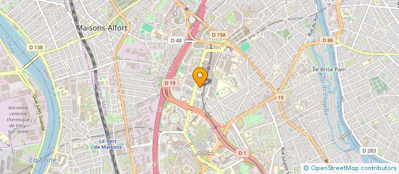 localisation de l'entreprise ENTRETIEN SERVICES INDUSTRIELS  CRETEIL