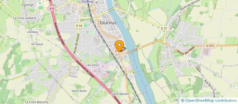 localisation de l'entreprise ENTRETIEN TOURNUSIEN à TOURNUS