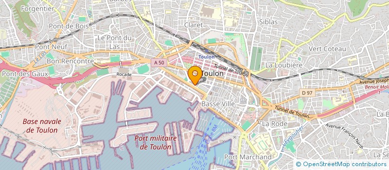 localisation de l'entreprise ENTRETIENS NETTOYAGES BATIMENT  TOULON