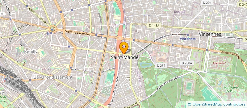 localisation de l'entreprise ENTREVOIES à SAINT-MANDE