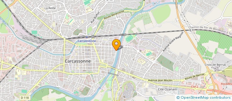 localisation de l'entreprise ENTREVUE AUDOISES à CARCASSONNE
