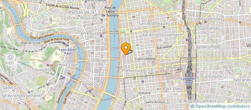 localisation de l'entreprise ENTREVUE IMMOBILIERE à LYON