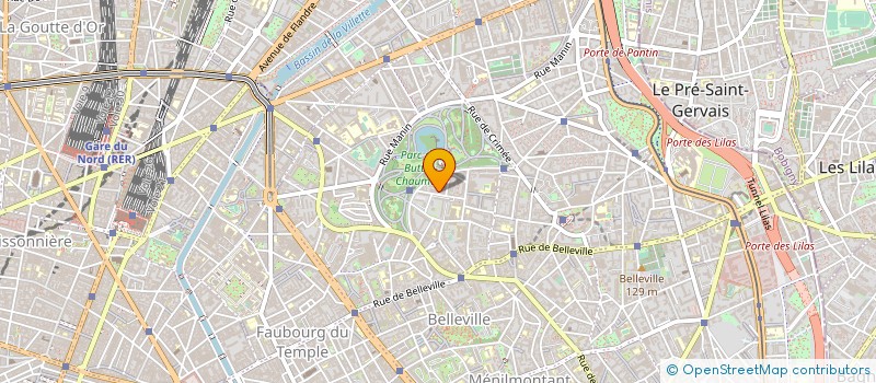 localisation de l'entreprise ENTREVUES  PARIS