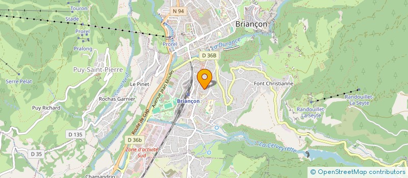 localisation de l'entreprise ENTREZ C'EST OUVERT à BRIANCON