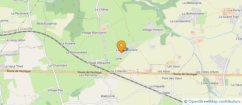 localisation de l'entreprise ENTREZ DANS LA DANSE  SAINT-JEAN-DES-CHAMPS