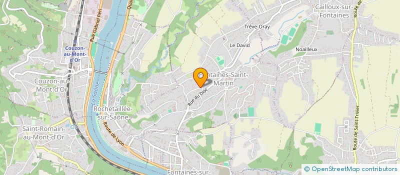 localisation de l'entreprise ENTRIMMO à FONTAINES-SAINT-MARTIN