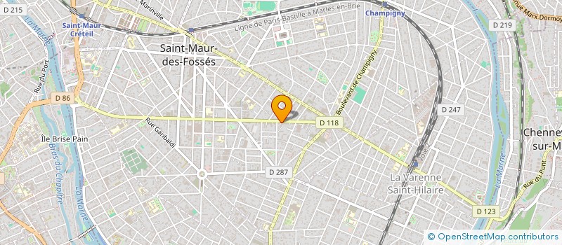 localisation de l'entreprise ENTRIMMO SYNDIC GERANCE LOCATION à SAINT-MAUR-DES-FOSSES